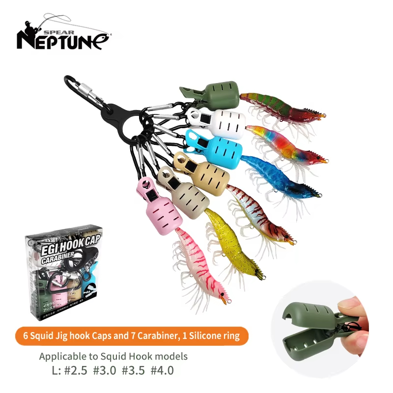 6-delige kleurrijke inktvis ji - Fishing Hook Jig recensie en prijs
