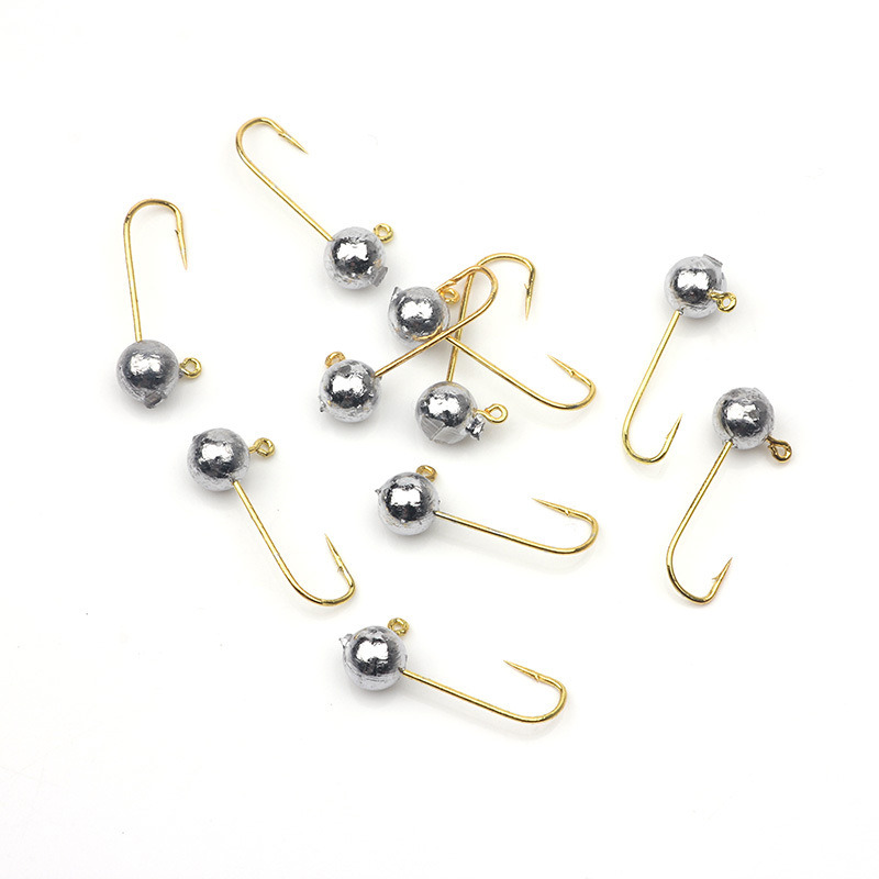 10 stks/partij Micro Jig Head  - Fishing Hook Offset recensie en prijs