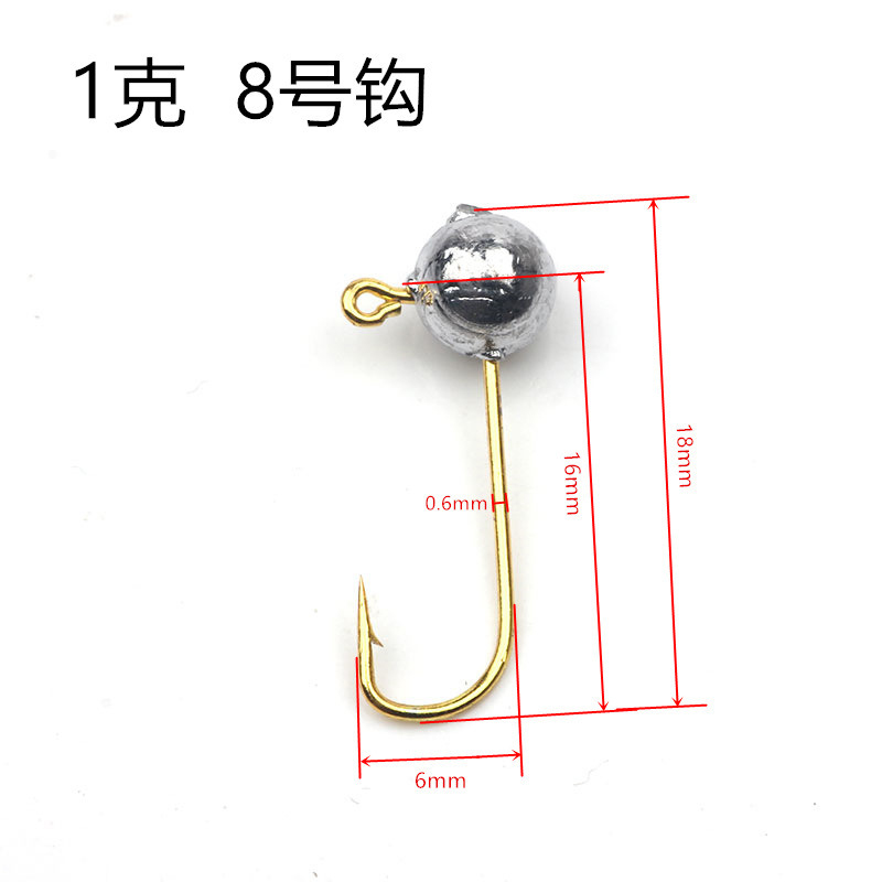 10 stks/partij Micro Jig Head  - Fishing Hook Offset recensie en prijs