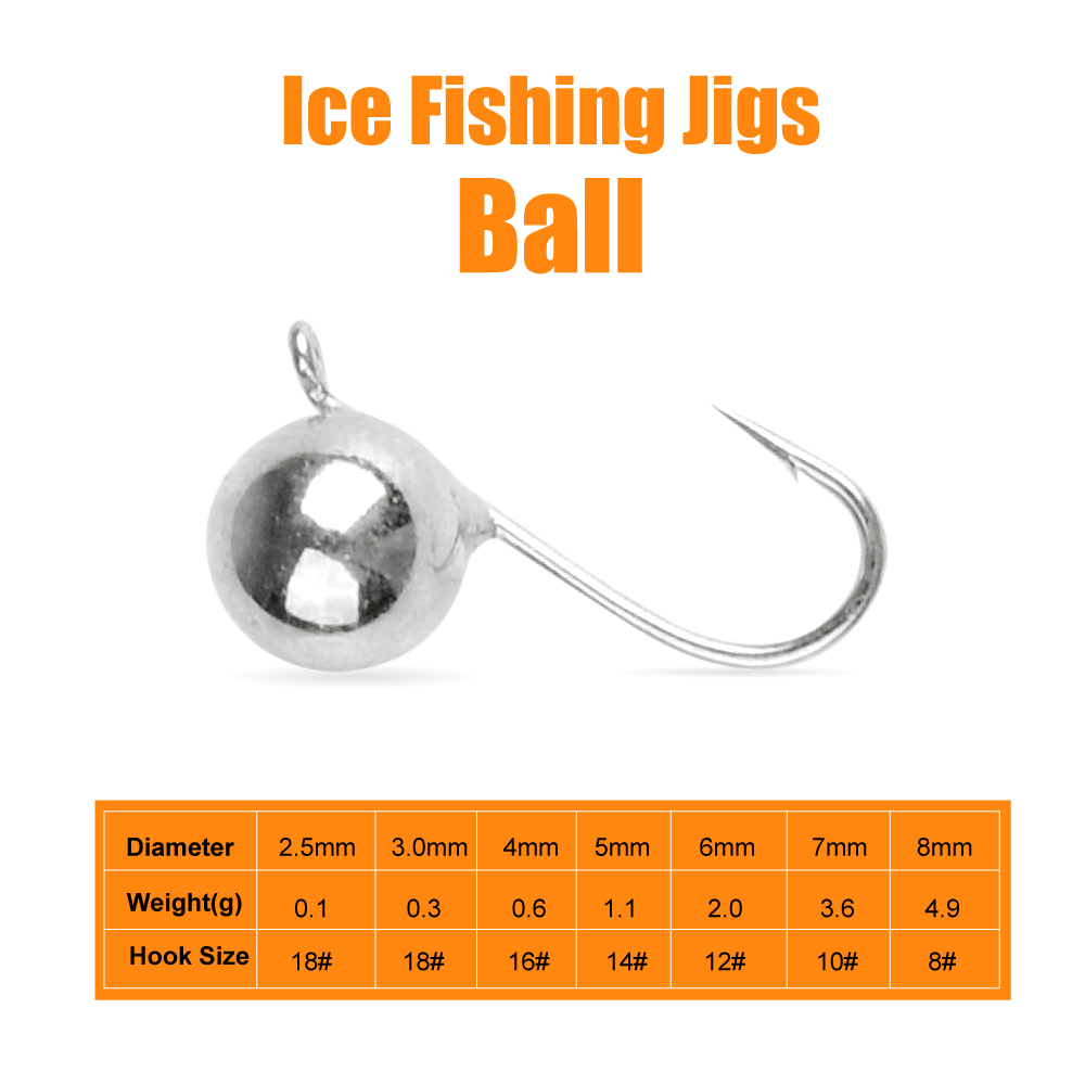 MUUNN 5 stks Ijsvissen Jigs He - Fishing Hook Offset recensie en prijs