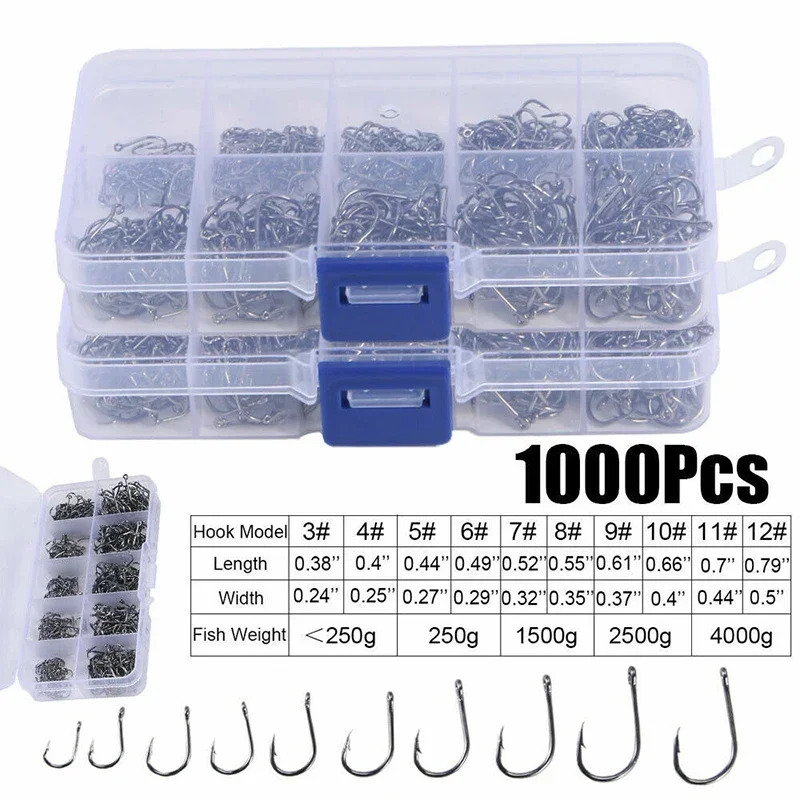 50-1600 stks/doos Vishaken Koo - Fishing Hook Assortment recensie en prijs