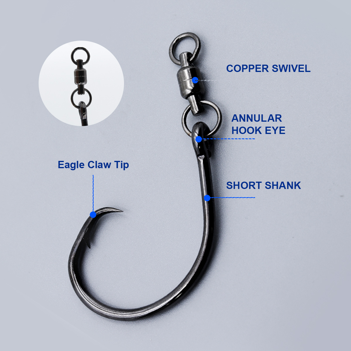 ZYZHE 3/6/9 stuks cirkelhaken  - Fishing Hook Offset recensie en prijs