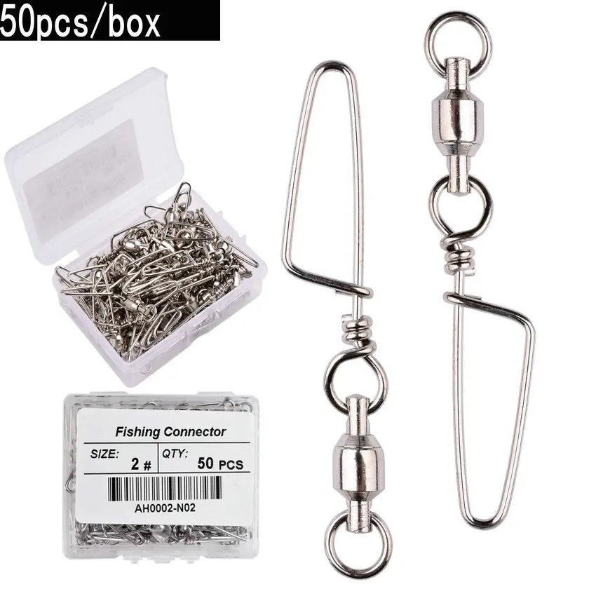 50 stuks viskogellager wartel  - Fishing Hook Stainless Steel recensie en prijs